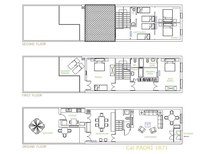 Cal Padri 1871 Feriehus Premiá de Mar